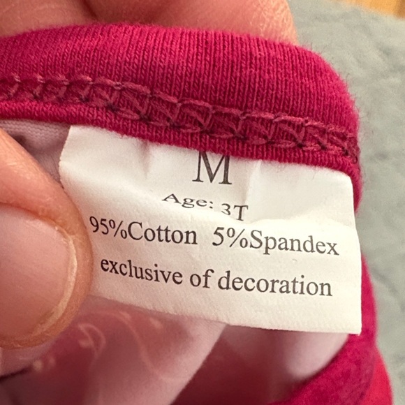 Valentine's Day Red Kids Dress size 3t - Picture 2 of 3